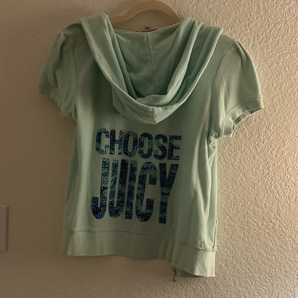 Juicy Couture Baby Blue Zip-Up Jacket